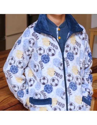 muslher bata con cremallera para niño modelo ball