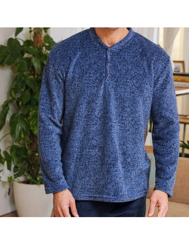 muslher pijama de hombre en coralina modelo lumiere