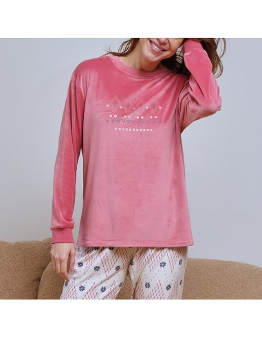 pijama de mujer para invierno en spandex de muslher modelo tribal