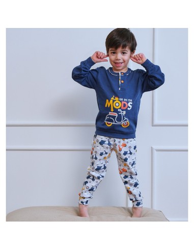 pijama infantil vespa fashion de algodón de muslher