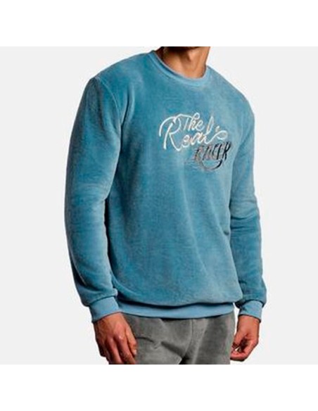 muydemi pijama de hombre en coralina modelo racer
