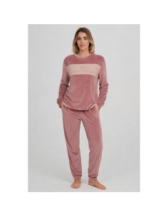 Pijama spandex elegant de mujer don algodón en suave spandex y puños