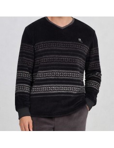pijama de coralina edelweiss de don algodón con puños y cintura suave 2