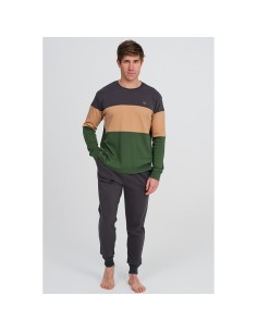 Pijama Don Algodón Tennis de hombre de algodón sin felpa