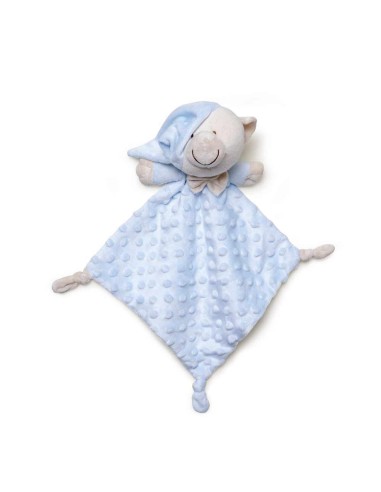 dou dou para bebé modelo oso en celeste de interbaby