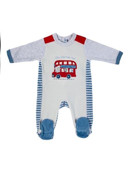 pijama pelele de bebe en terciopelo muslher 221608