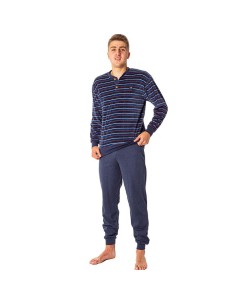 pijama de hombre para invierno en terciopelo dormen 40022