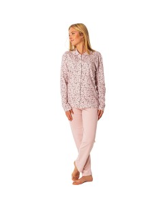 Pijama de mujer abierto flor Leniss