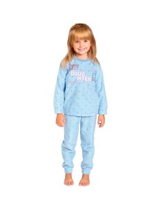pijama de niña para invierno en tejido polar muydemi 556009