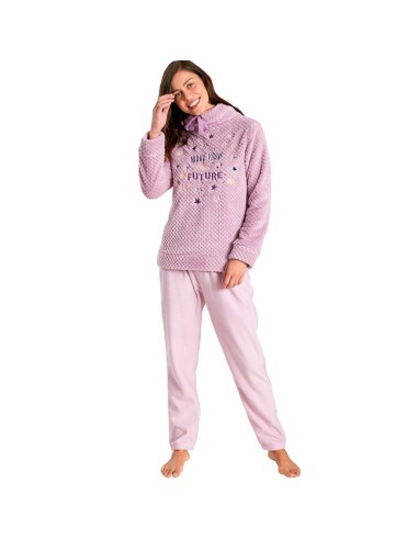 pijama de mujer para invierno en coralina mydemi 250201