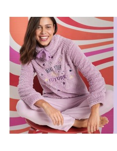Pijama de mujer en coralina, futuro.