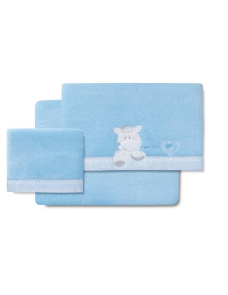 Juego de minicuna en coralina Burrito Interbaby - 1