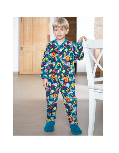 pijama mono para invierno de niño en coralina 221908 muslher
