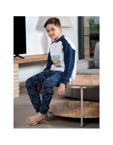 pijama de niño para invierno en algodon polar o punto milano muslher 223600