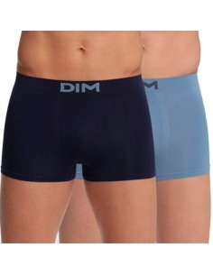 boxers de hombre en microfibra pack de 2 dim 5hh tonos azules