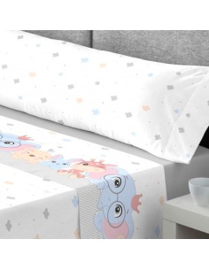 sabanas de invierno en coralina infantil modelo jumbo azul catotex 2