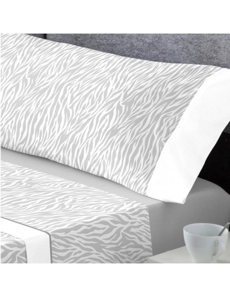 juego de sabanas de tela para cama modelo allise gris catotex