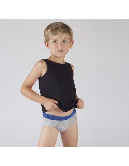 slip de niño pack 2 unidades en algodón elástico kehat