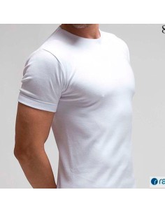 Camiseta interior de hombre en manga corta