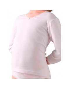 camiseta interior de niña en manga larga de algodón térmico rapife 365
