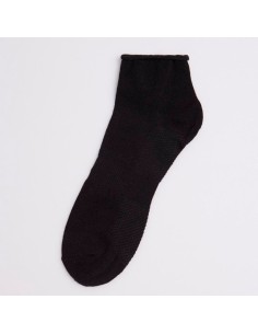 calcetín tobillero pack de 3 negro ysabel mora