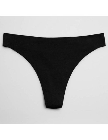 tanga para mujer en corte láser en negro de ysabel mora