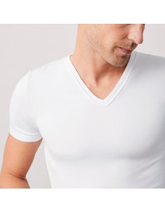 Camiseta térmica de manga corta de hombre