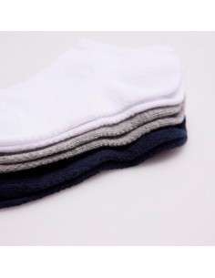 calcetín invisible deportivo en algodón pack de 3 para niño de ysabel mora surtido de colores
