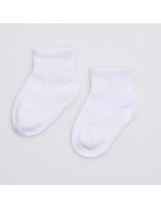 pack de 3 calcetines tobilleros para bebé con puño cómodo en algodón de ysabel mora