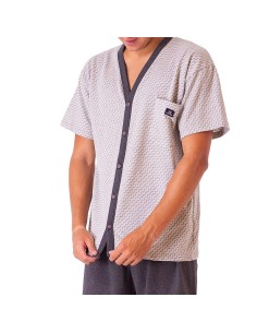 pijama de hombre en manga corta abierto 5021 dormen