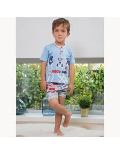 pijama para verno infantil de niño en manga corta muslher 232006