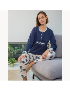 pijama para mujer muslher 236003 en algodón fino