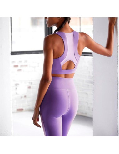 leggin ysabel mora deportivo de talle alto en violeta
