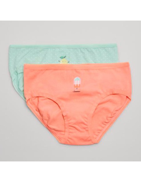 braga de niña pack 2 ysabel mora en algodón modelo helados