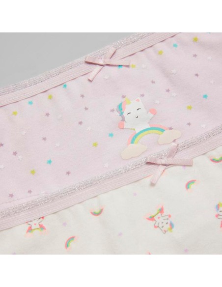 bragas de niña en algodón ysabel mora unicornios