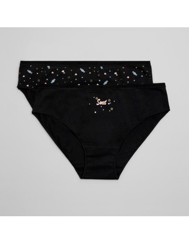 bragas niña pack 2 ysabel mora en algodón marino modelo estrellas
