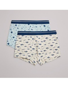 boxers niño en algodón pack 2 ysabel mora peces