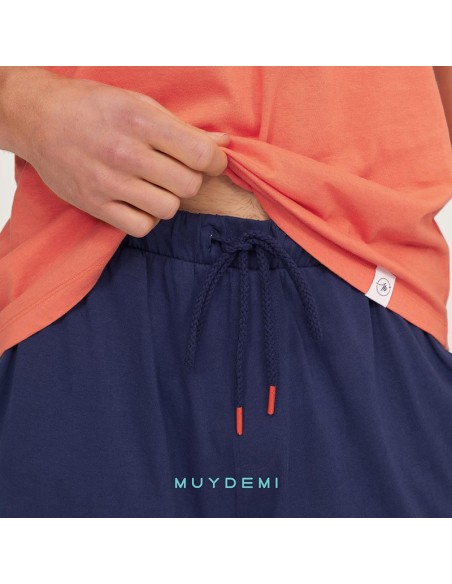 pijama de hombre de verano con cordón en pantalón modelo sueños muydemi