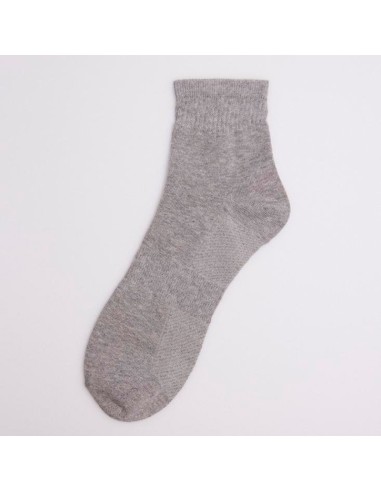 Calcetín tobillero deportivo gris ysabel mora pack 3 en algodón