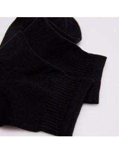 calcetin tobillero negro en algodón transpirable ysabel mora
