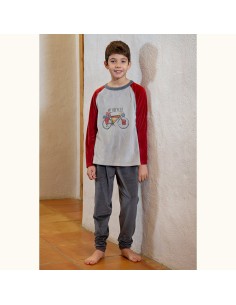 pijama de niño para invierno en spandex 233607 muslher