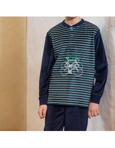 pijama de niño para invierno tejido suave muslher 233606