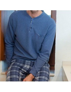 pijama de hombre para invierno muslher 235617 en punto milano