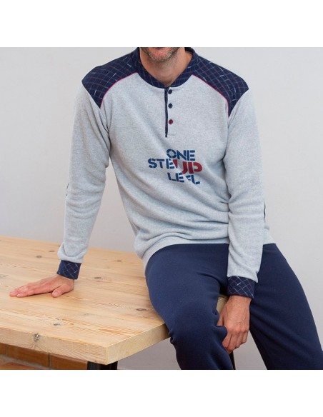 pijama de hombre en punto milano muslher modelo up
