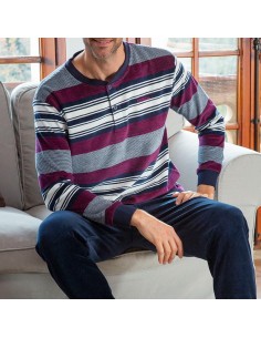pijama de hombre para invierno en terciopelo 235605 muslher
