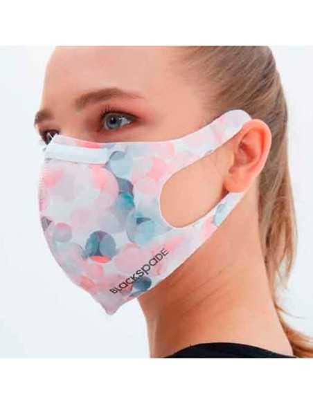 mascarilla homologada para mujer blackspade blanca de lunares mascarilla homologada para mujer blackspade blanca de lunares