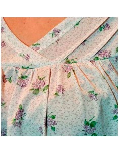 camison de manga corta para verano de mujer 41742 blanca hernandez flores lila