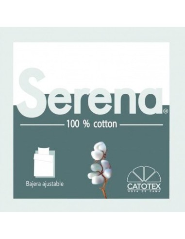 sabana ajustable bajera cien por cien algodón catotex