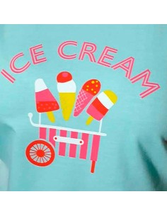 pijama para mujer de verano en algodon leniss 3037 helados
