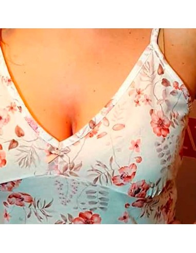 camisola de mujer para verano en tiranta fina leniss rosa palo